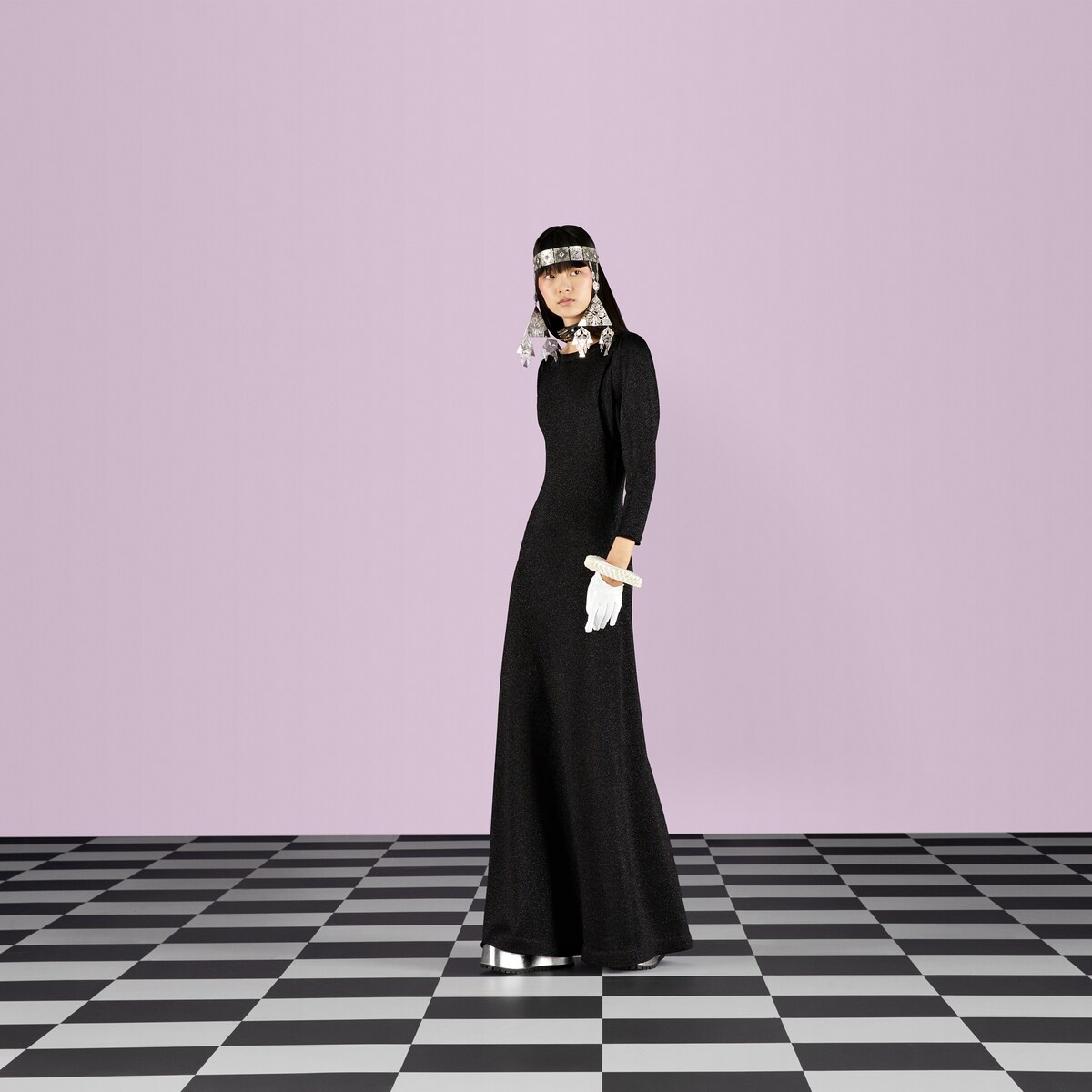 Lame viscose dress - 2