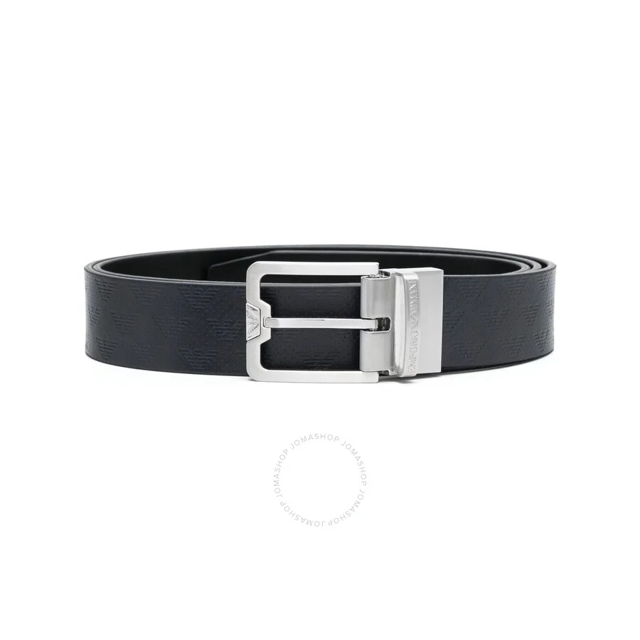 Emporio Armani Calf-Leather Buckled Belt - 1