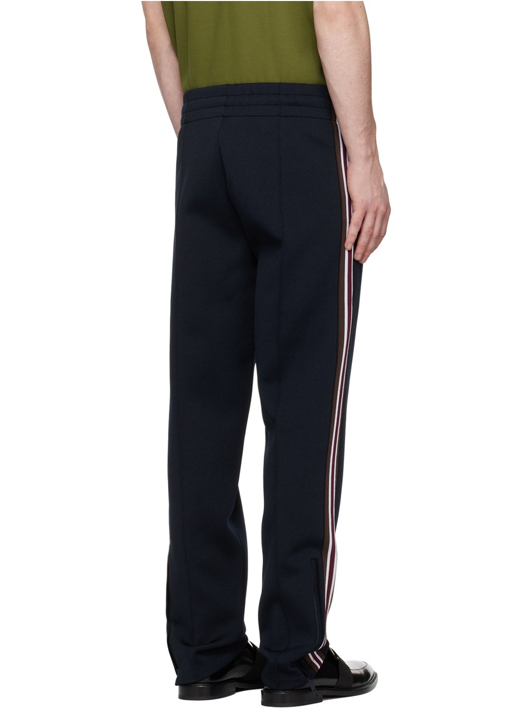Navy Stripe Sweatpants - 3