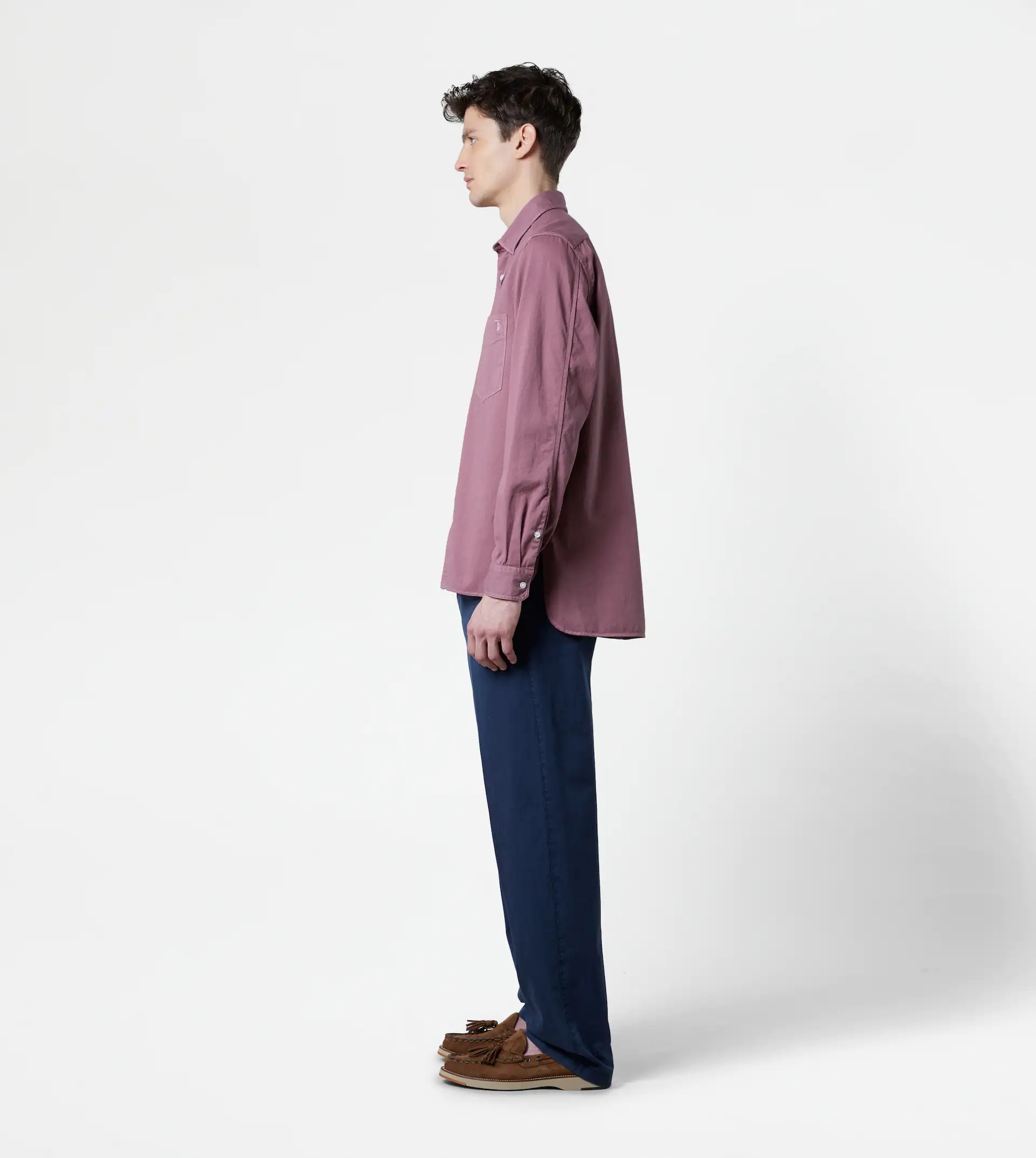 DOUBLE POCKET SHIRT - BURGUNDY - 2