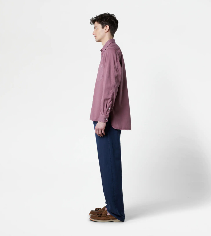 Tod's DOUBLE POCKET SHIRT - BURGUNDY outlook