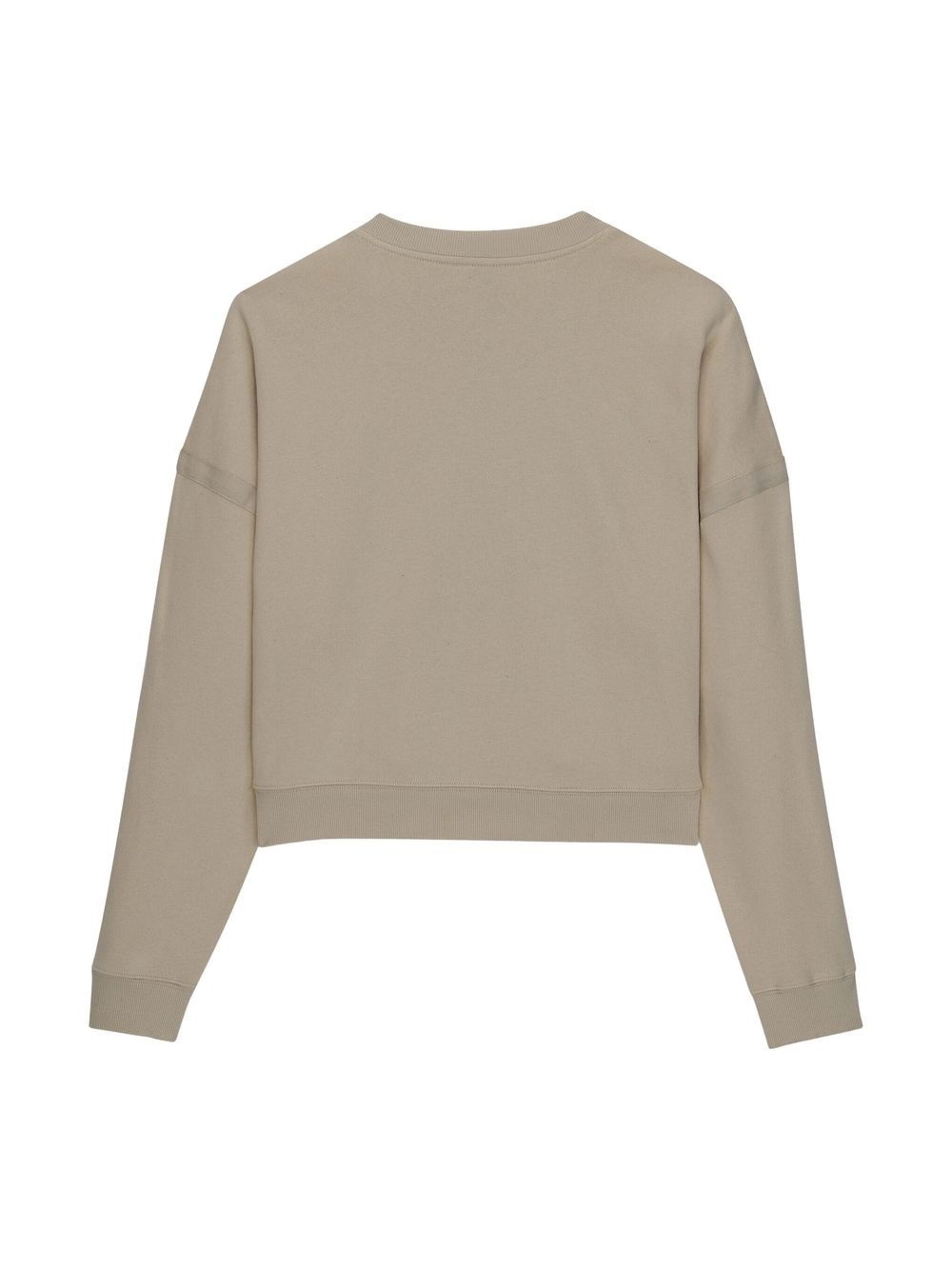 cropped cotton sweatshirt - 2