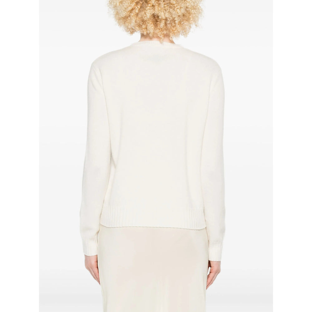 Max Mara White Knitwear - Jumpers Women - 4