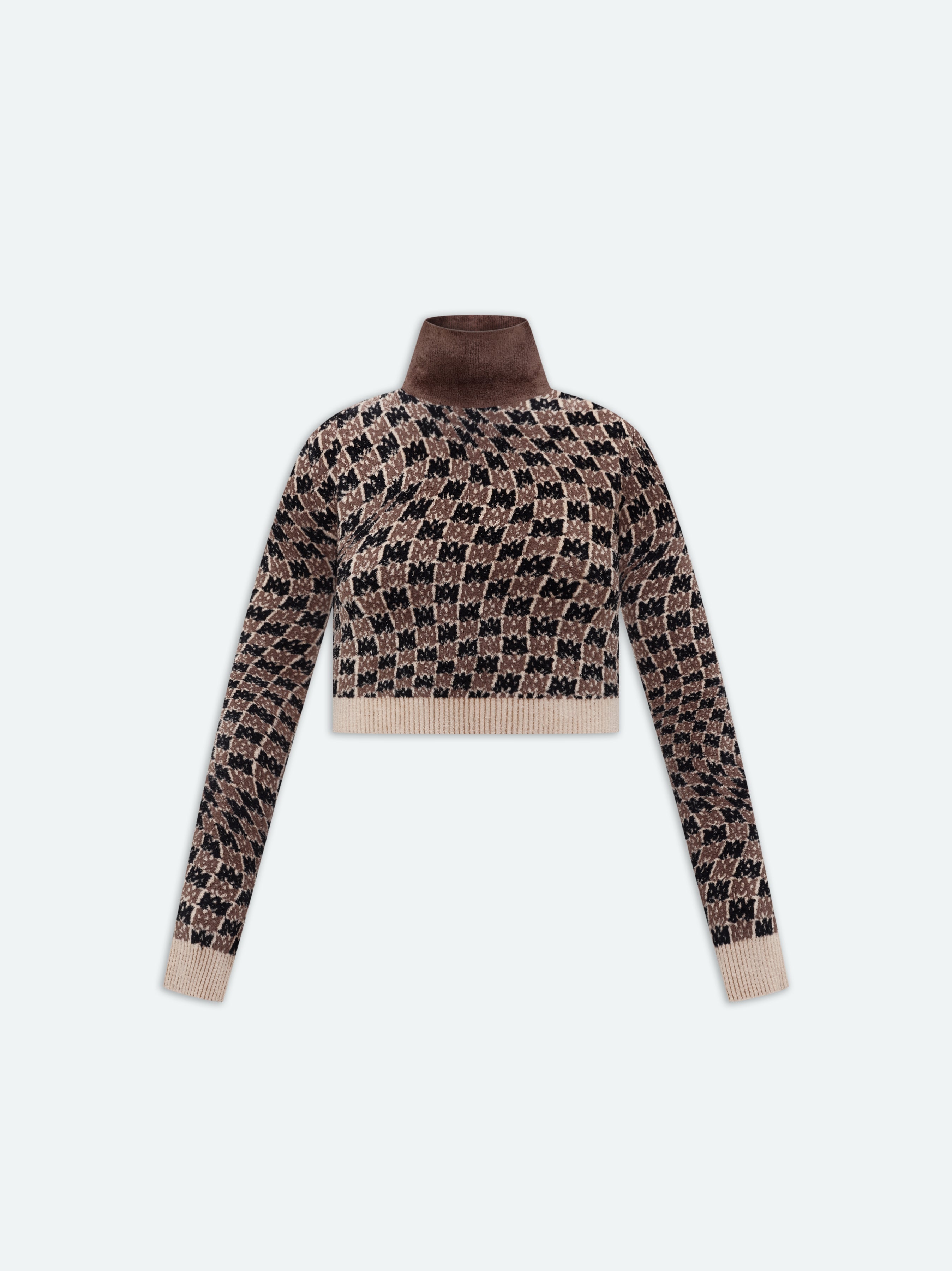MA SWIRL L/S CROP TOP - 1