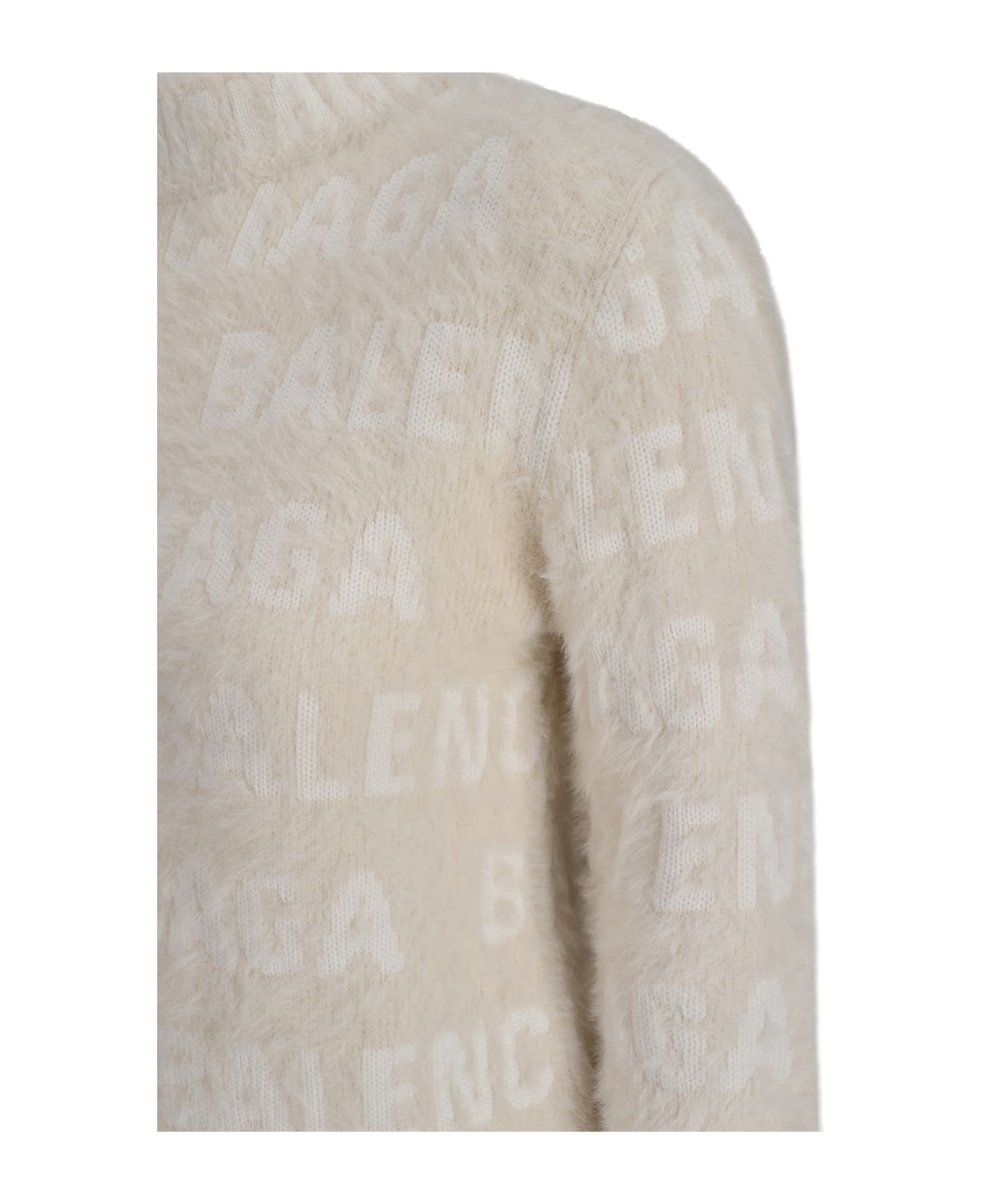Furry Fitted Sweater - 4