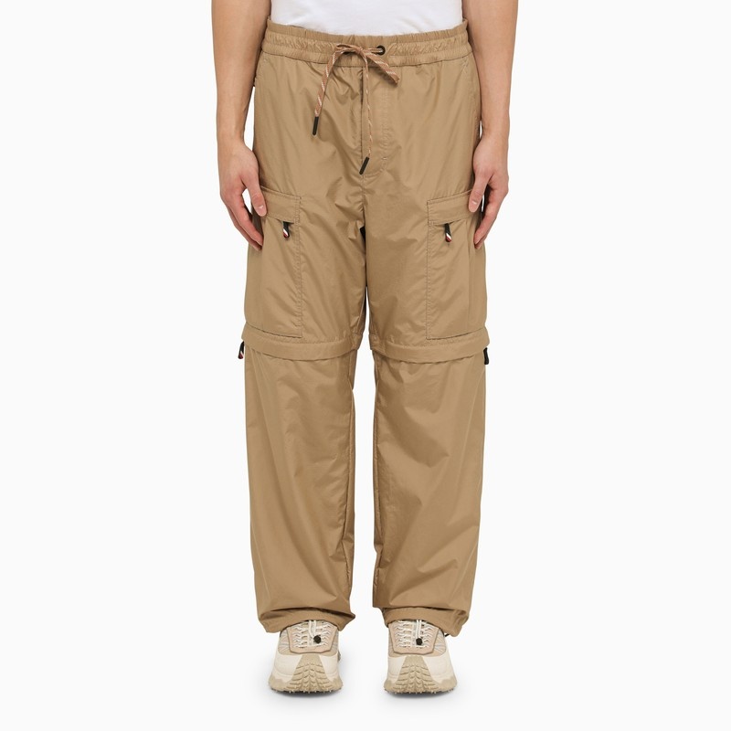 Beige convertible trousers - 1