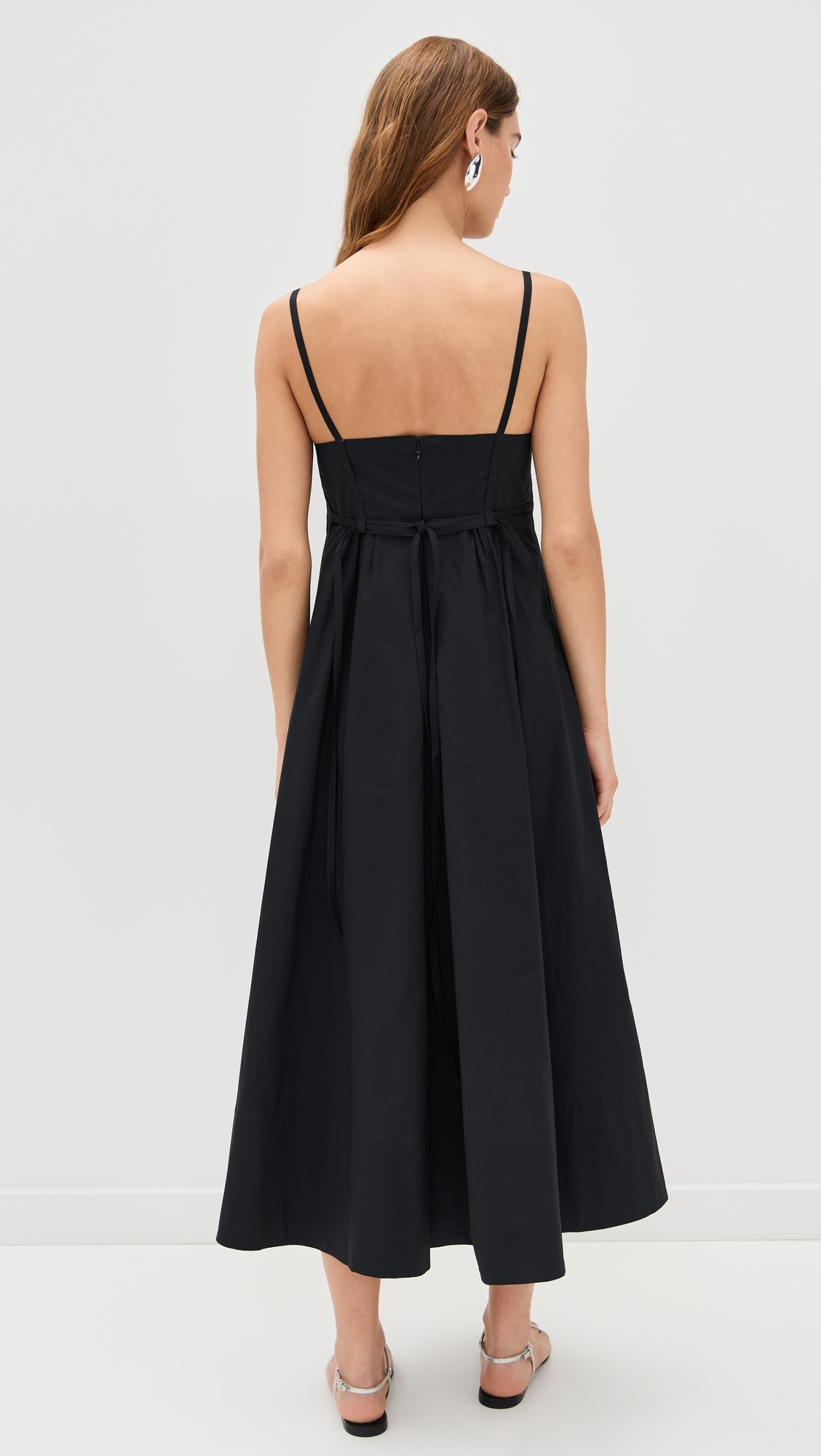 Barker Dress in Stretch Poplin - 2