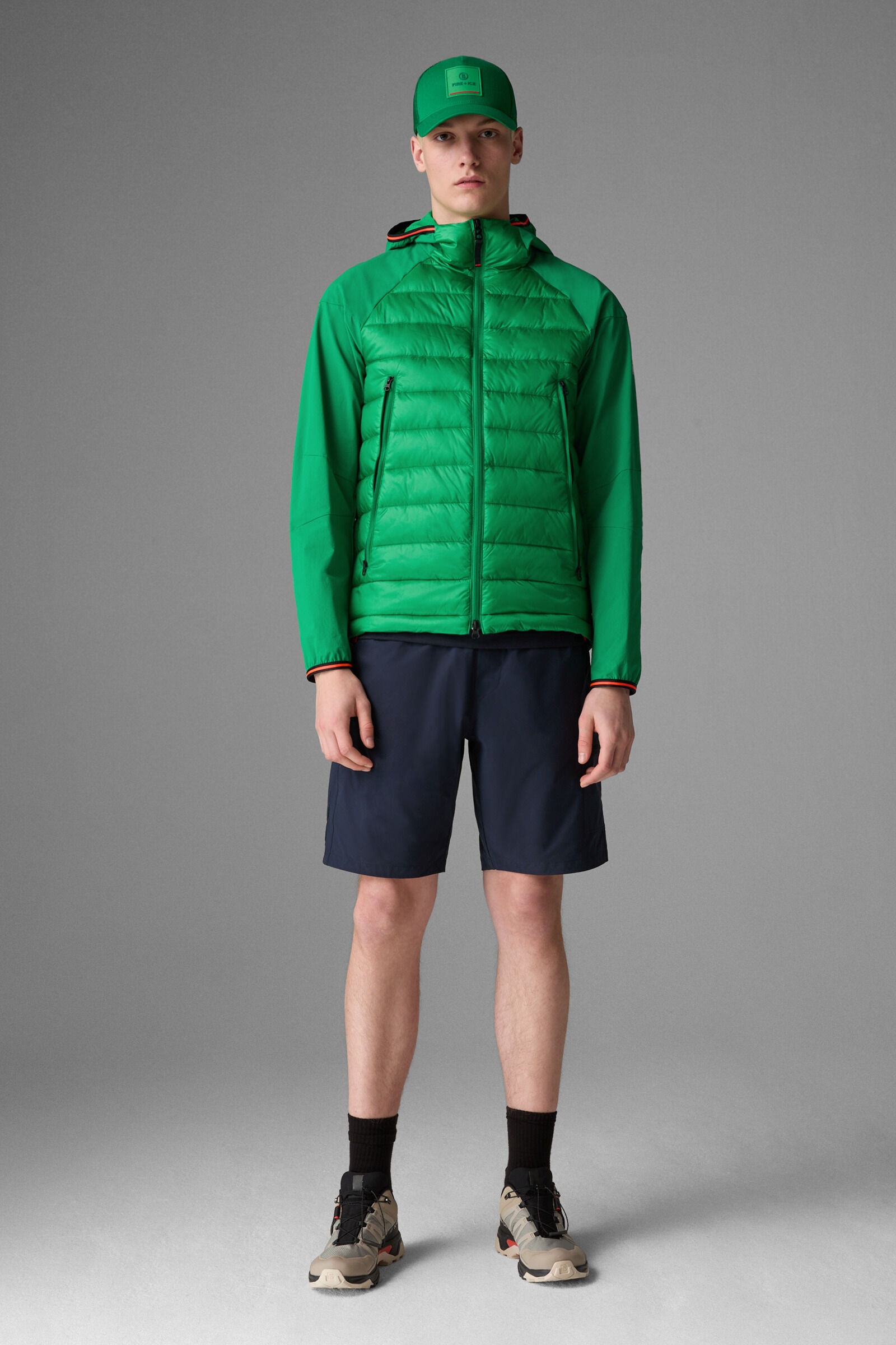Kegan Hybrid jacket in Green - 4