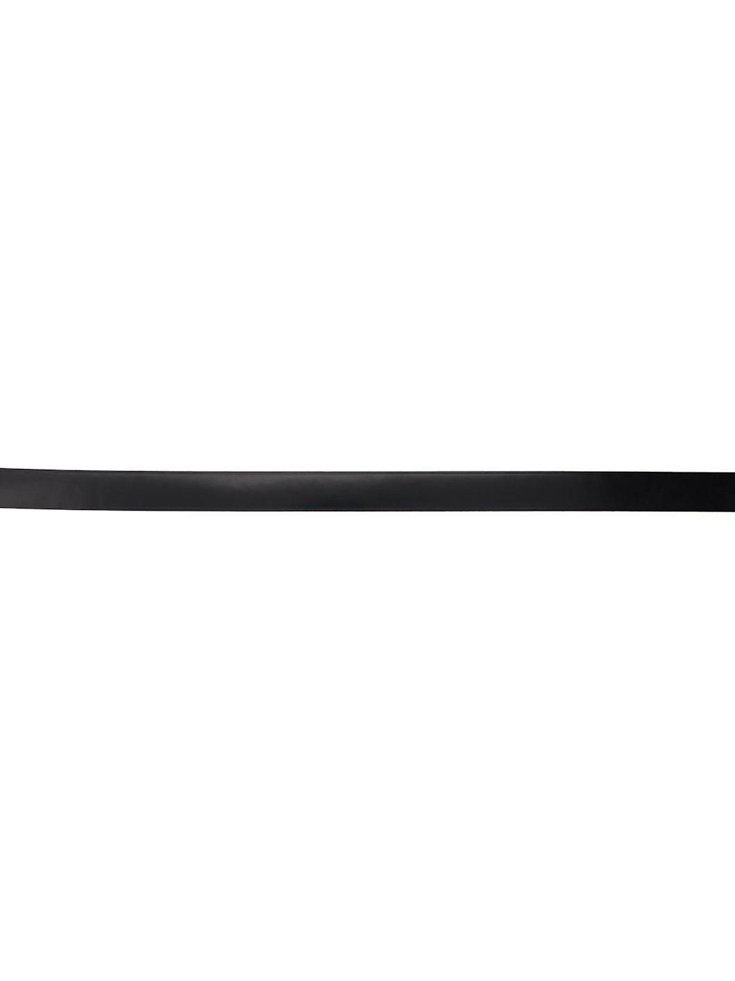 Black Moore Semi Patent Leather Belt - 2