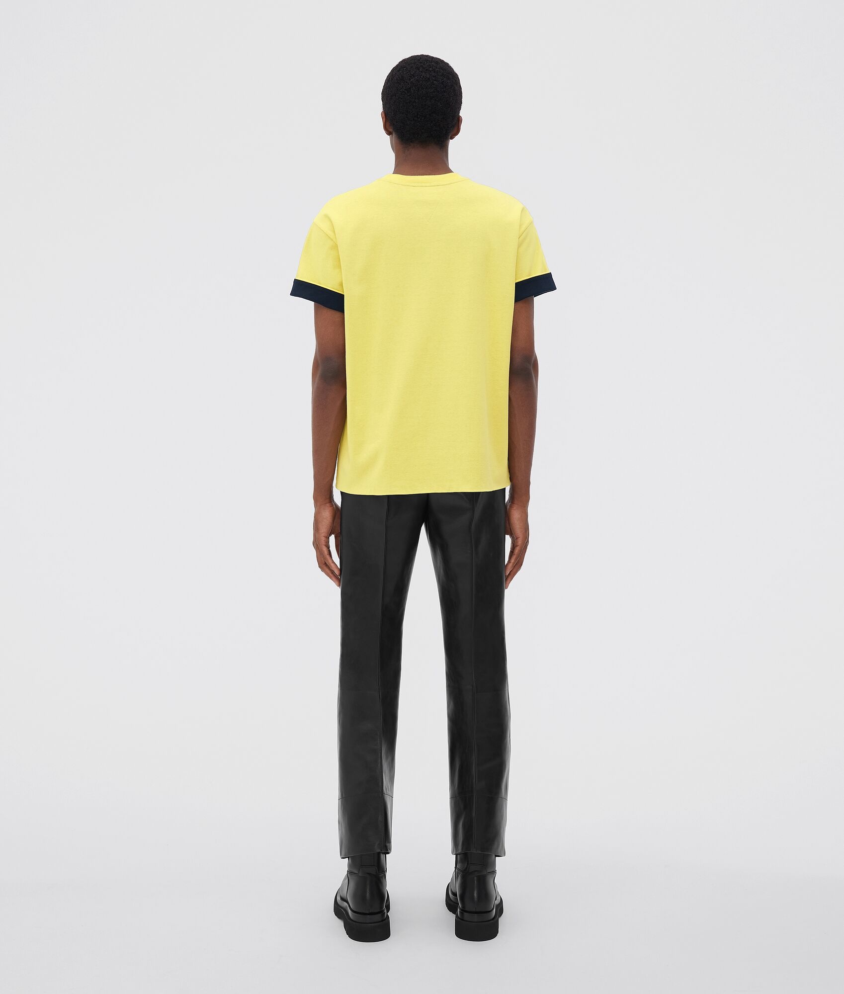 double layered cotton jersey t-shirt - 3