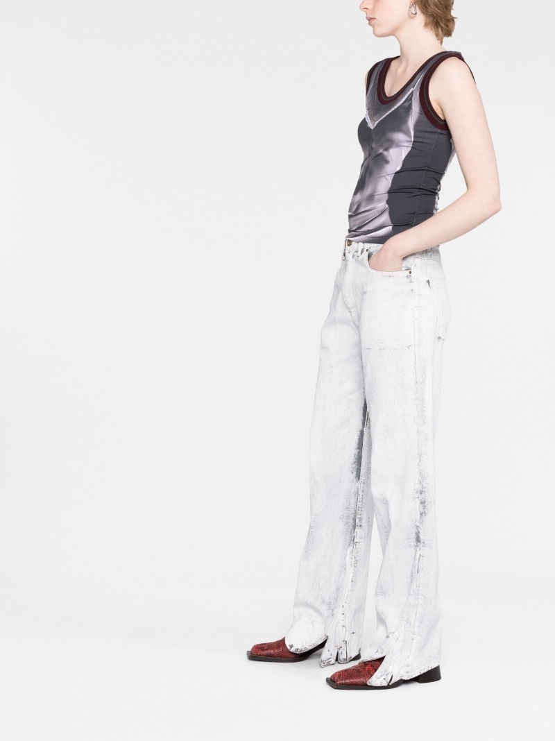 trompe l'oeil-print tank top - 4