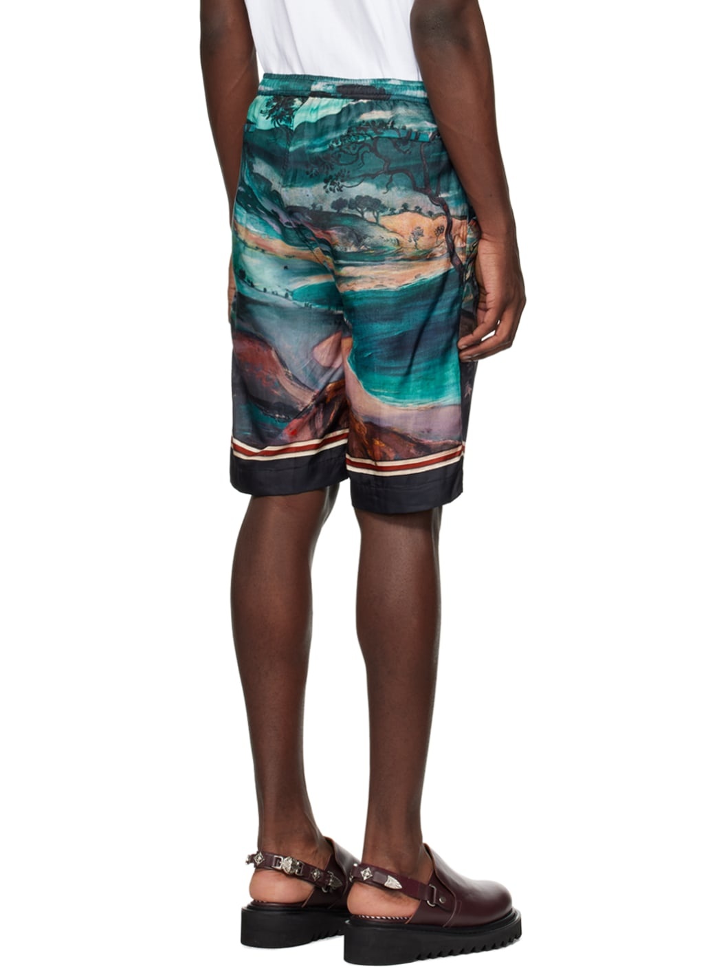 Multicolor Dua Winter Shorts - 3
