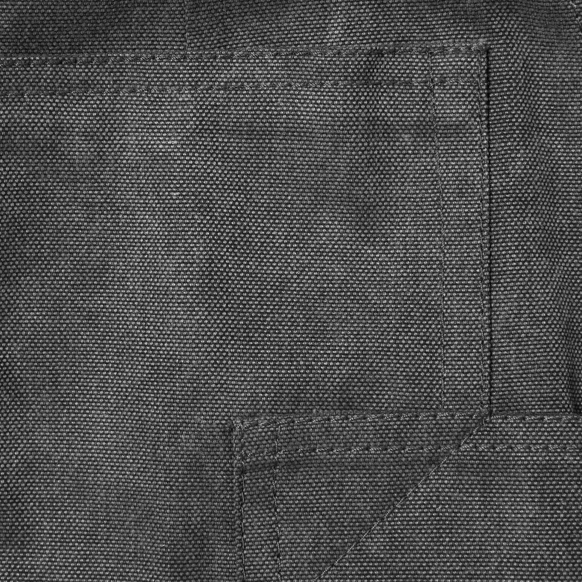 Mid-length cotton canvas delavé skirt - 7