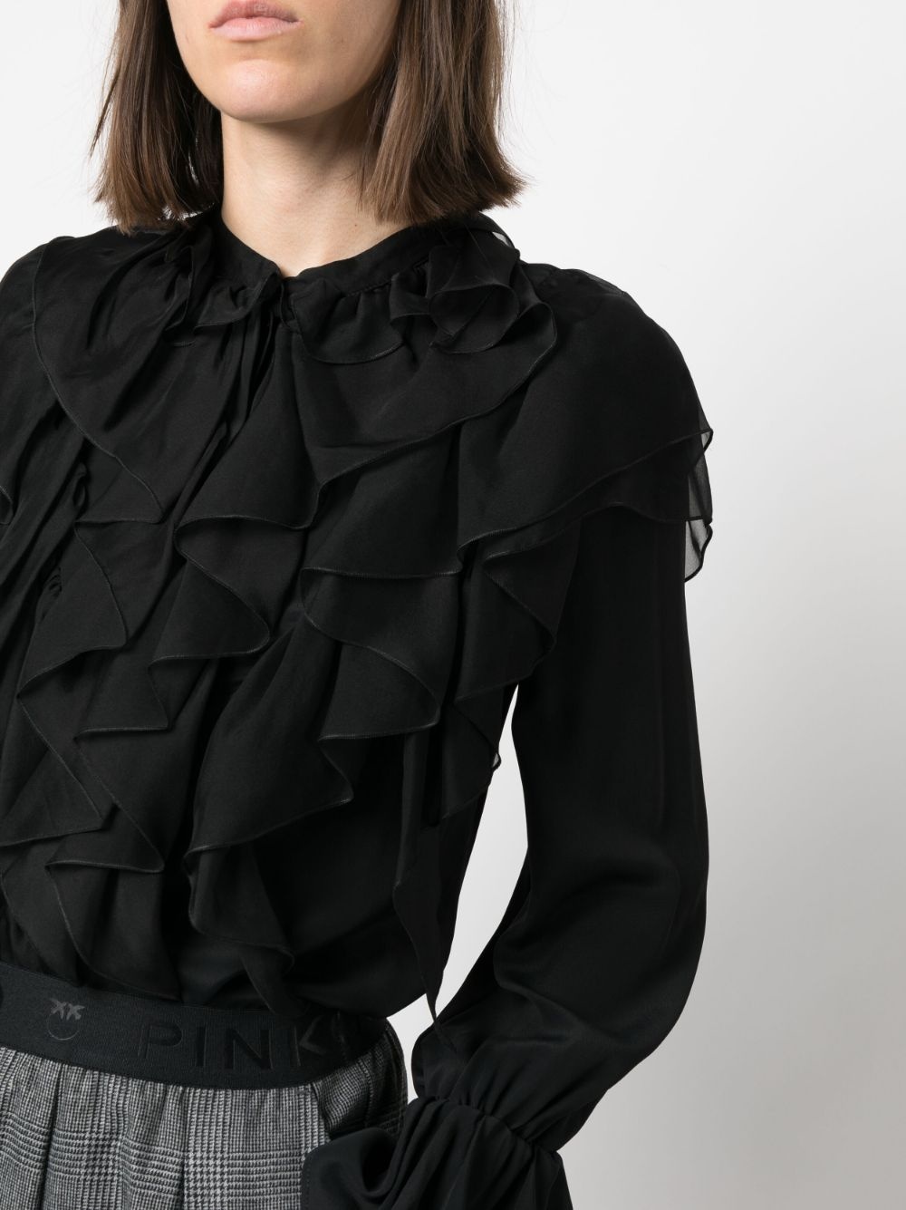 ruffled long-sleeves blouse - 5