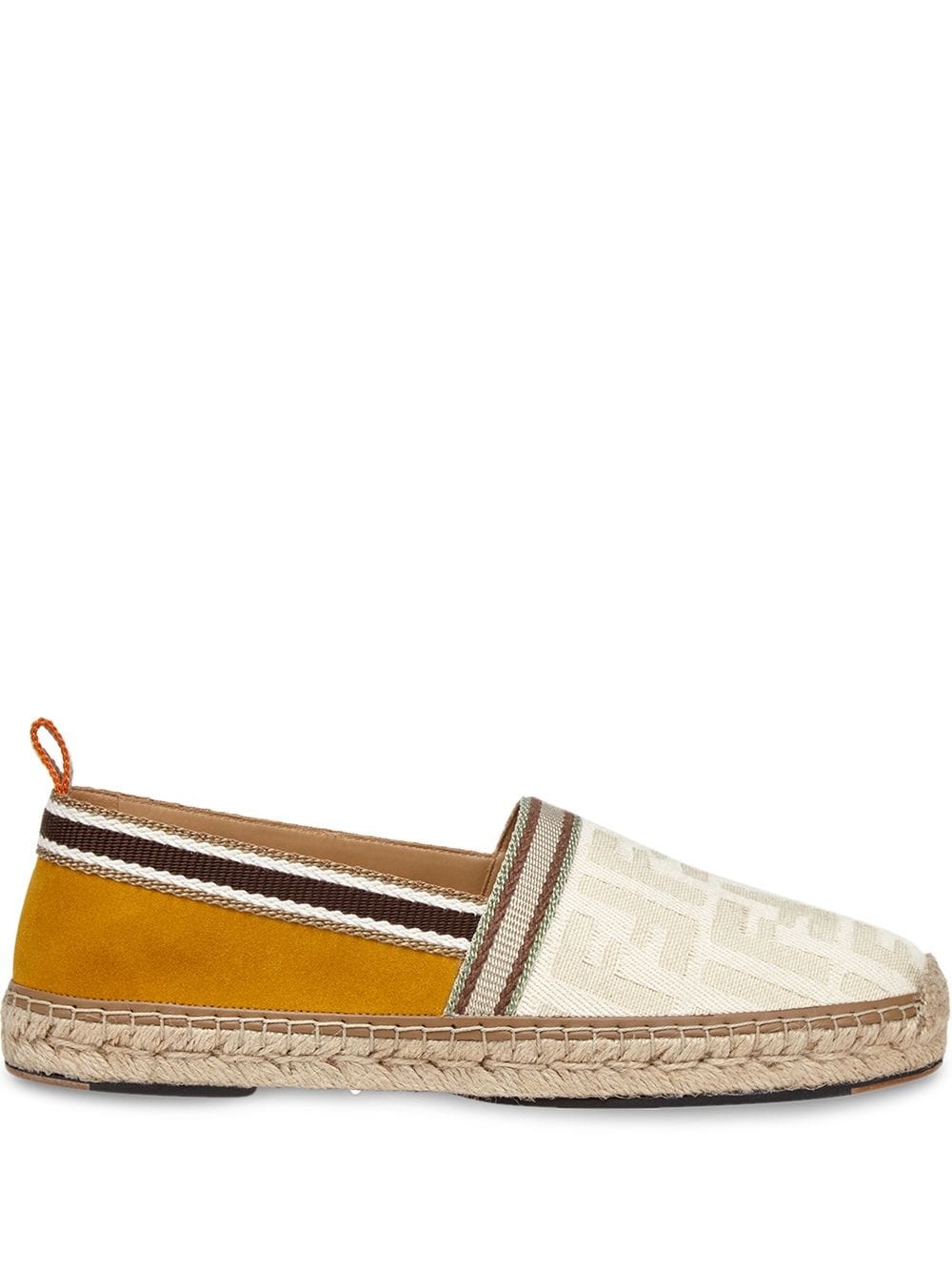 FF jacquard motif espadrilles - 1