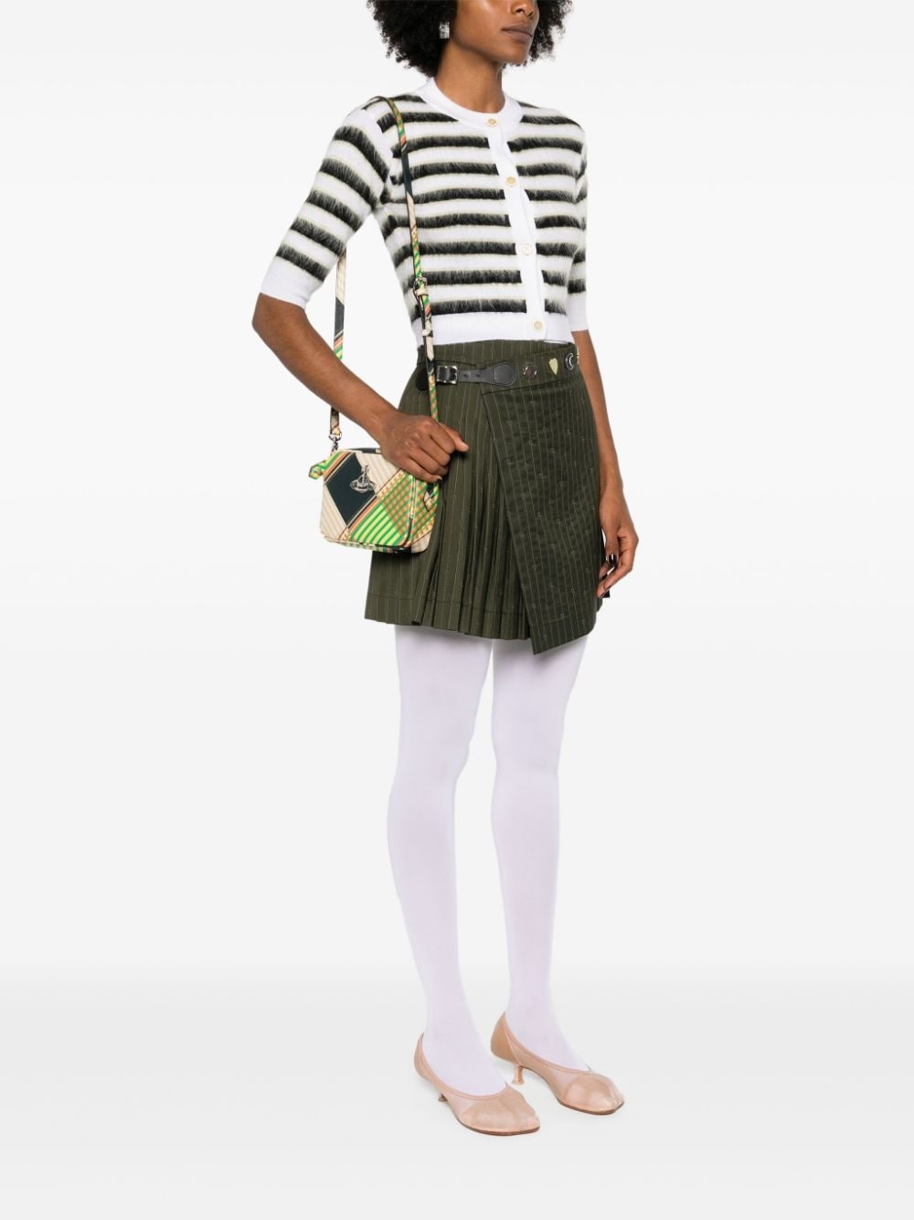 Orb-plaque cross body bag - 2