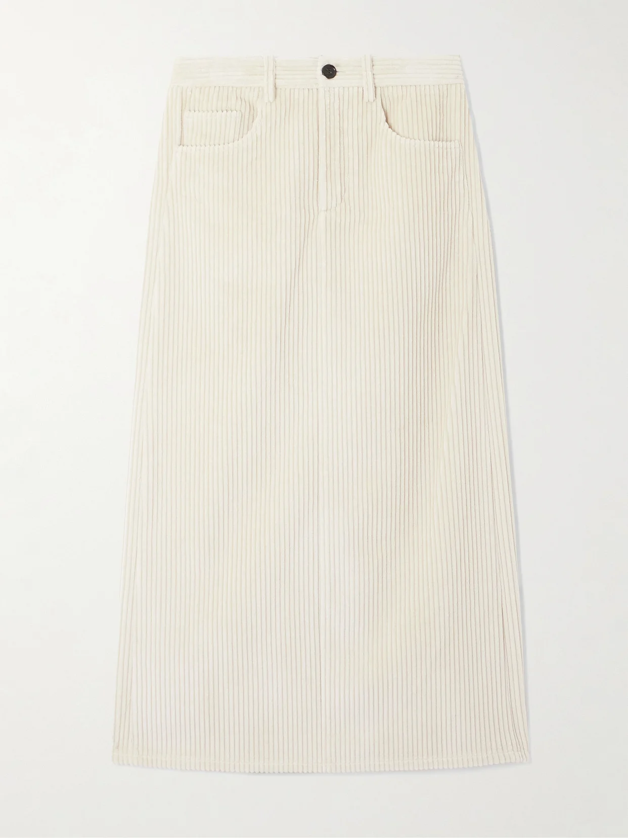 Calder Cotton-corduroy Midi Skirt - 1