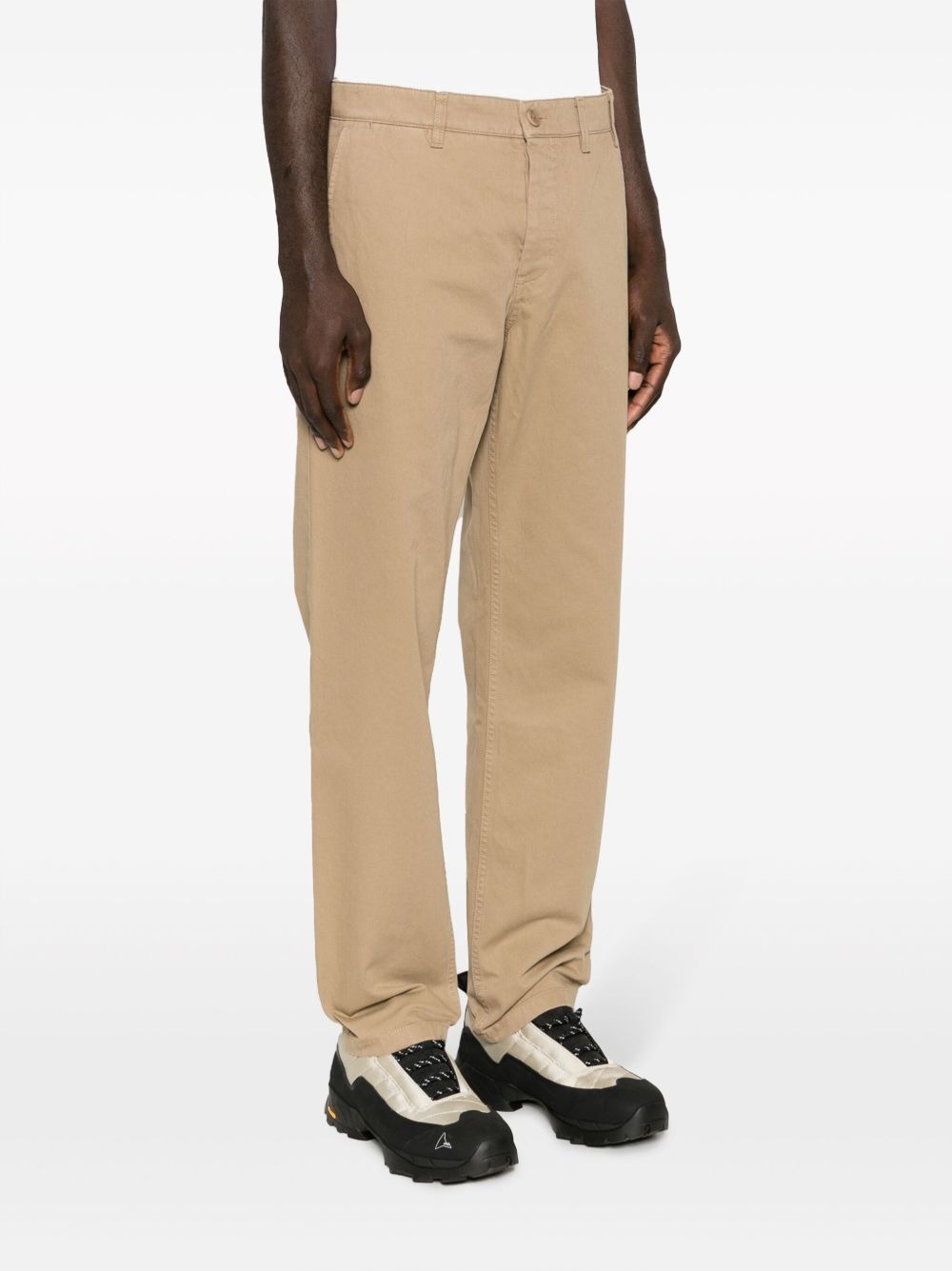 Aros straight-leg organic-cotton chinos - 3