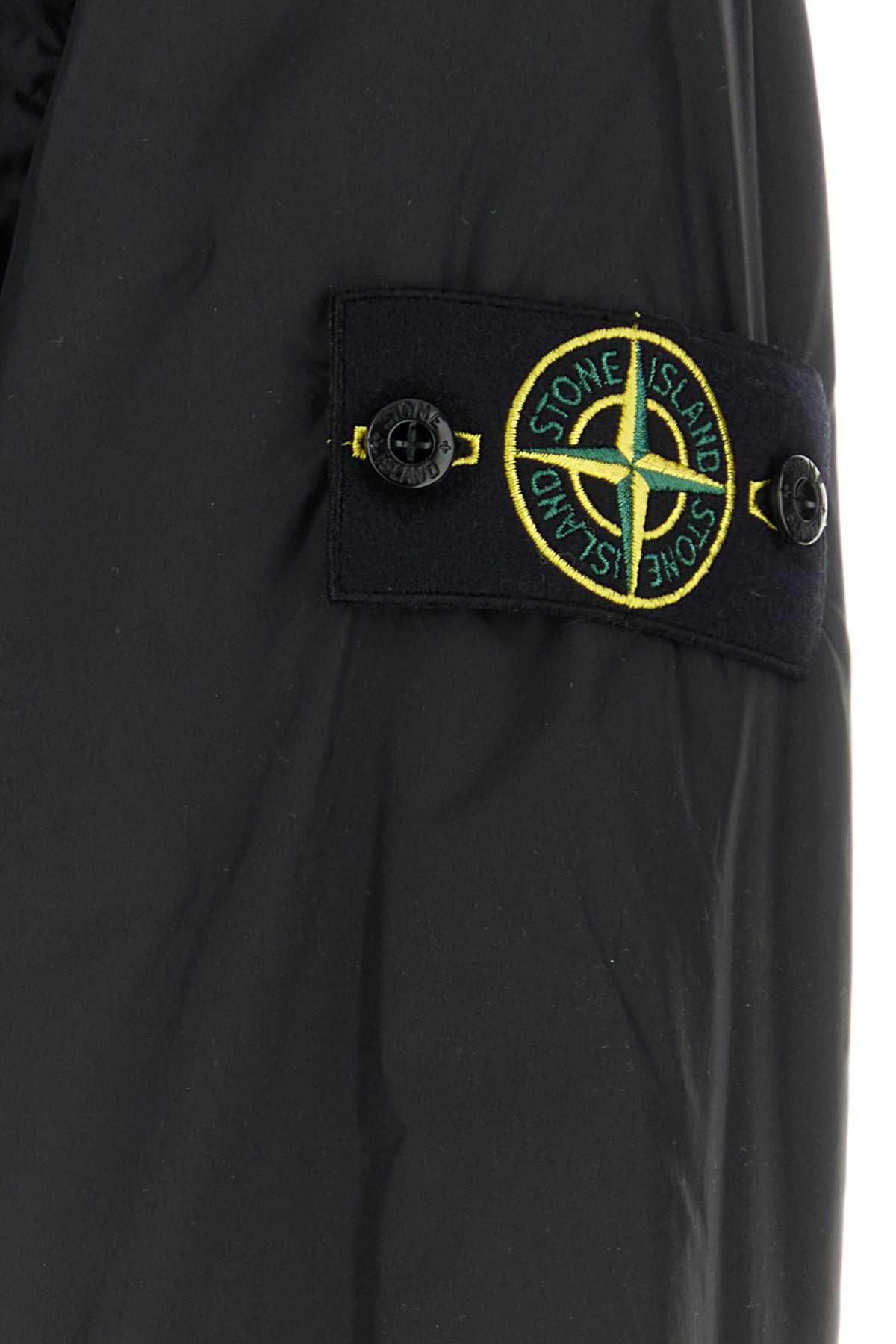 Black nylon padded jacket - 3