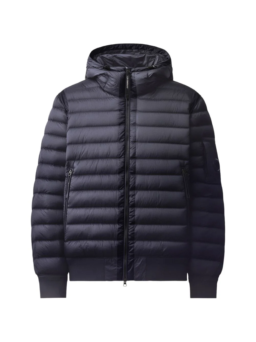 quilted hooded jacket - 1