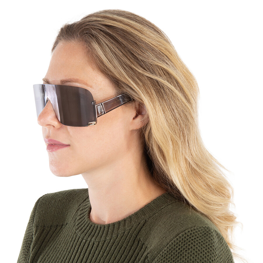 Gucci Grey Shield Ladies Sunglasses GG1637S 002 99 - 2