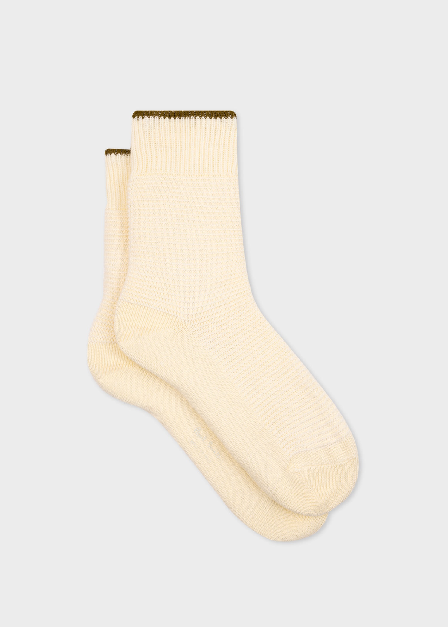 Textured Cotton-Blend Socks - 1