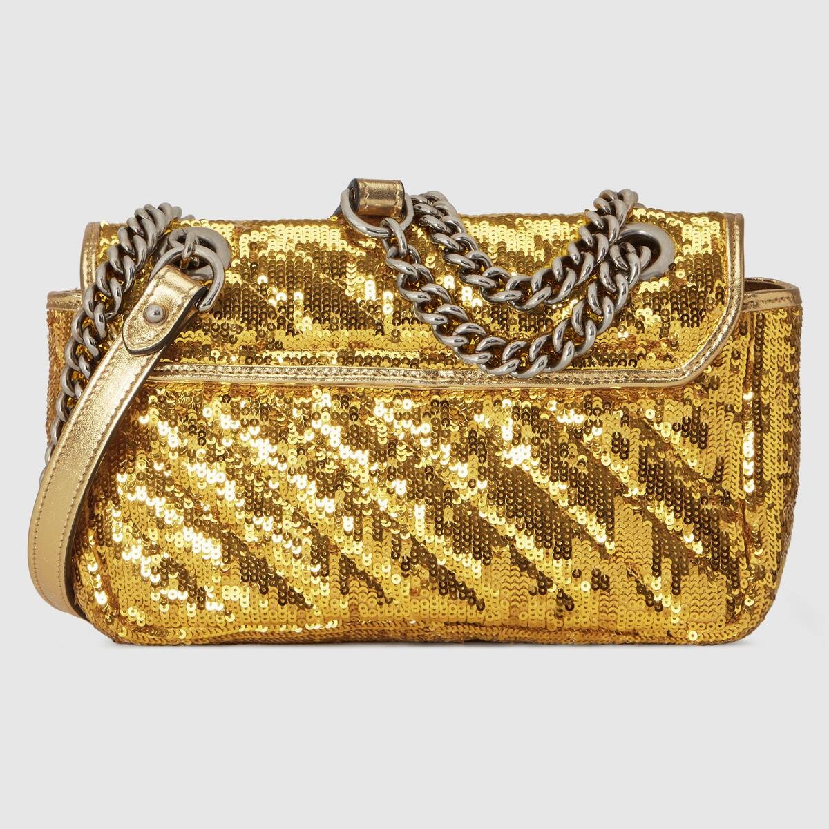 GG Marmont mini sequin shoulder bag - 3