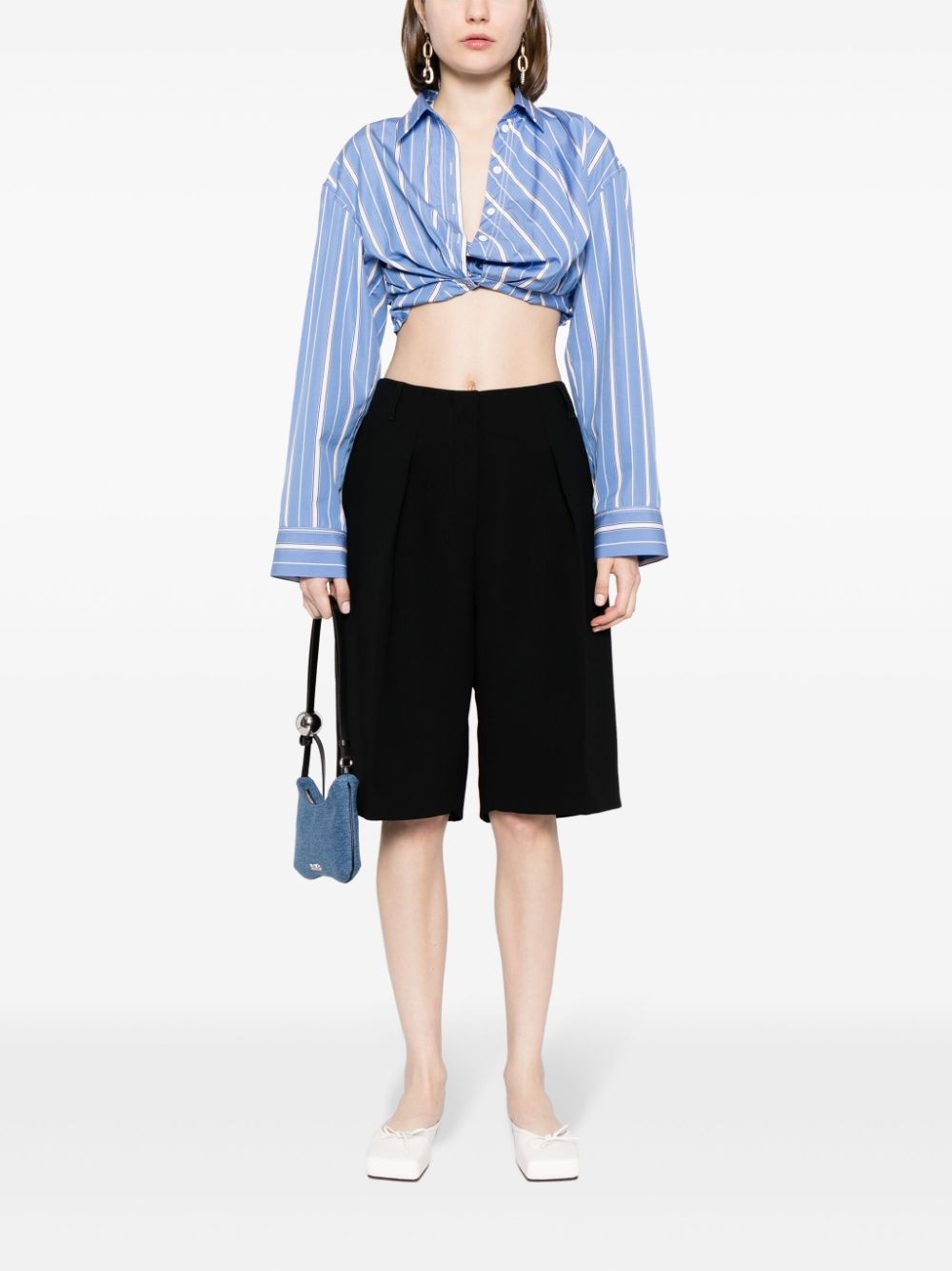 Ovalo pleated shorts - 2