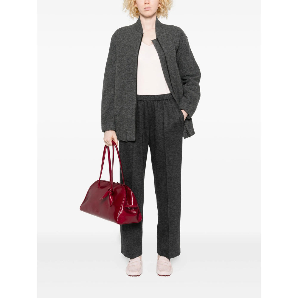 Harris Wharf London Grey Jackets - Bomber Jackets Women - 4