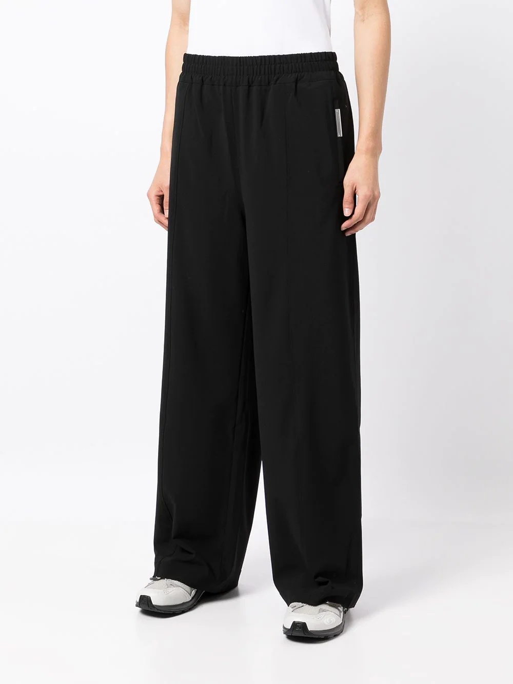 darted virgin-wool trousers - 3