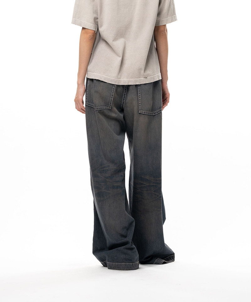 Light Denim Wide Pants 18