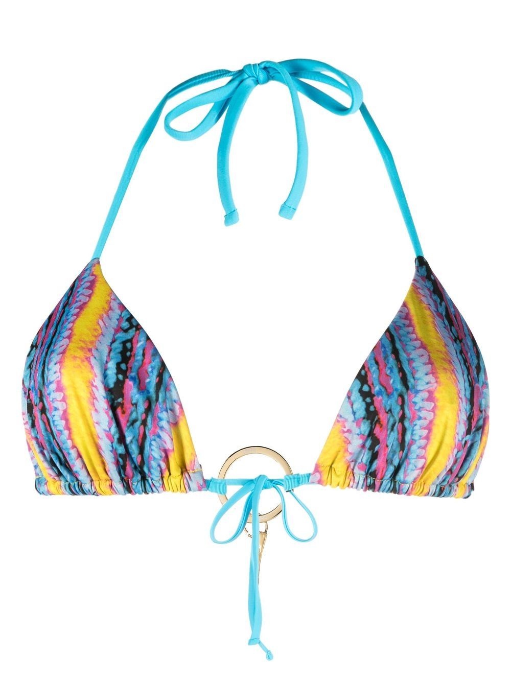 logo-charm bikini top - 1
