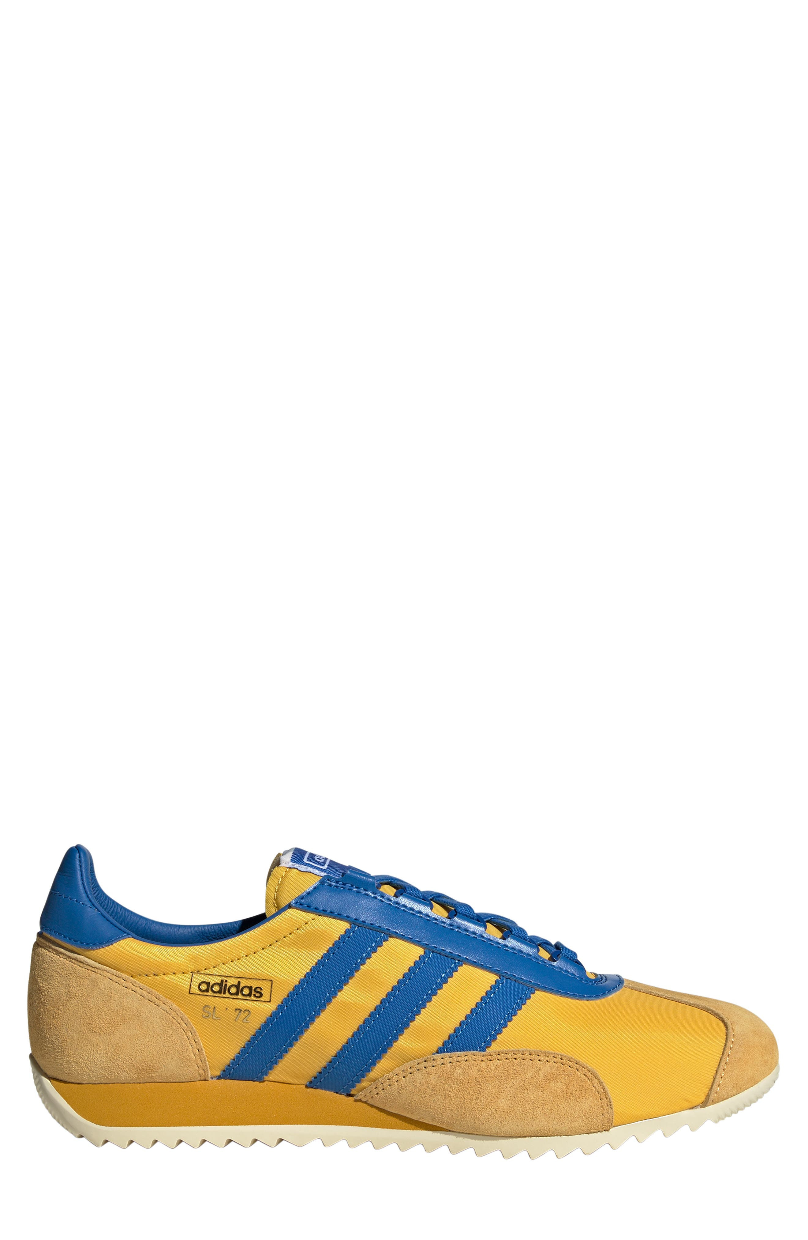 adidas Gender Inclusive SL 72 Sneaker in Gold/Bright Royal/Royal Blue at Nordstrom - 3