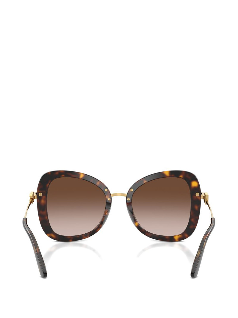 oversized-frame tortoiseshell sunglasses 3