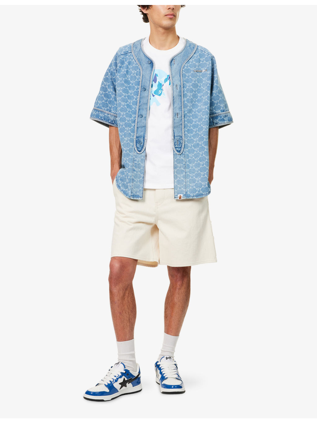 Ape Face Star Cotton-Jersey T-Shirt - 2