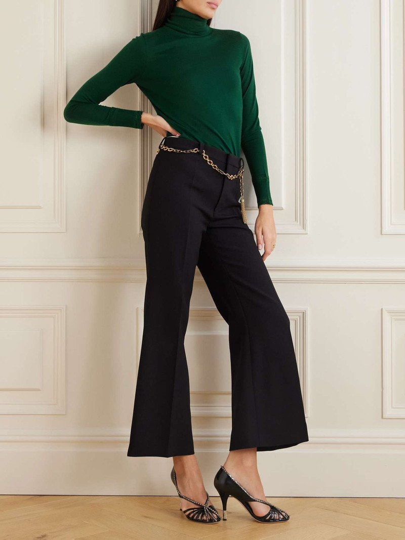Chloé Pointelle-knit wool turtleneck sweater outlook