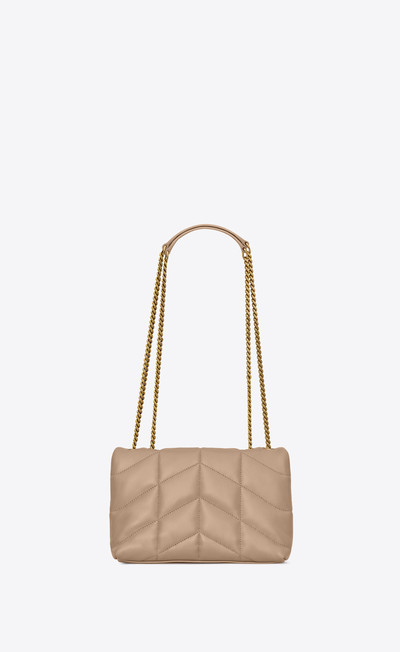 SAINT LAURENT puffer toy bag in quilted lambskin outlook