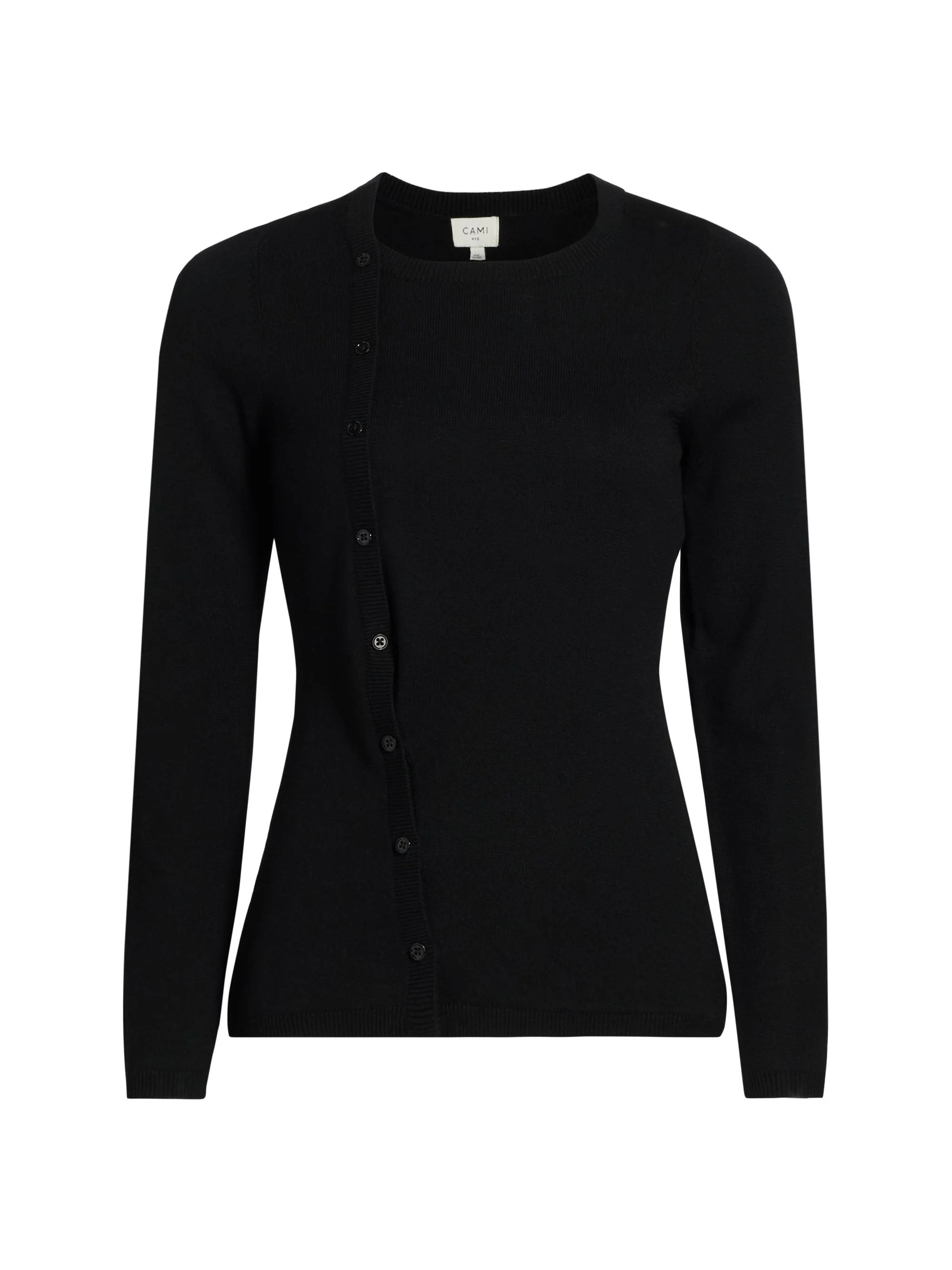 Women's Collei Wool-Blend Sweater - Black - 1