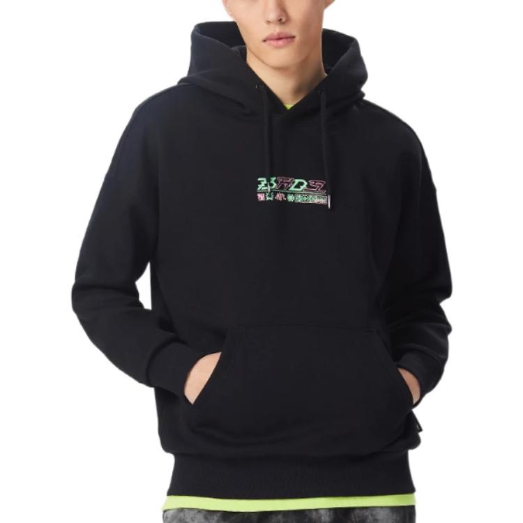 Li-Ning Bad Five Sports Basketball Hoodie 'Black' AWDS117-2 - 3