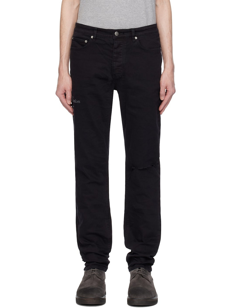 Black Chitch Ghosted Lock Up Jeans 1