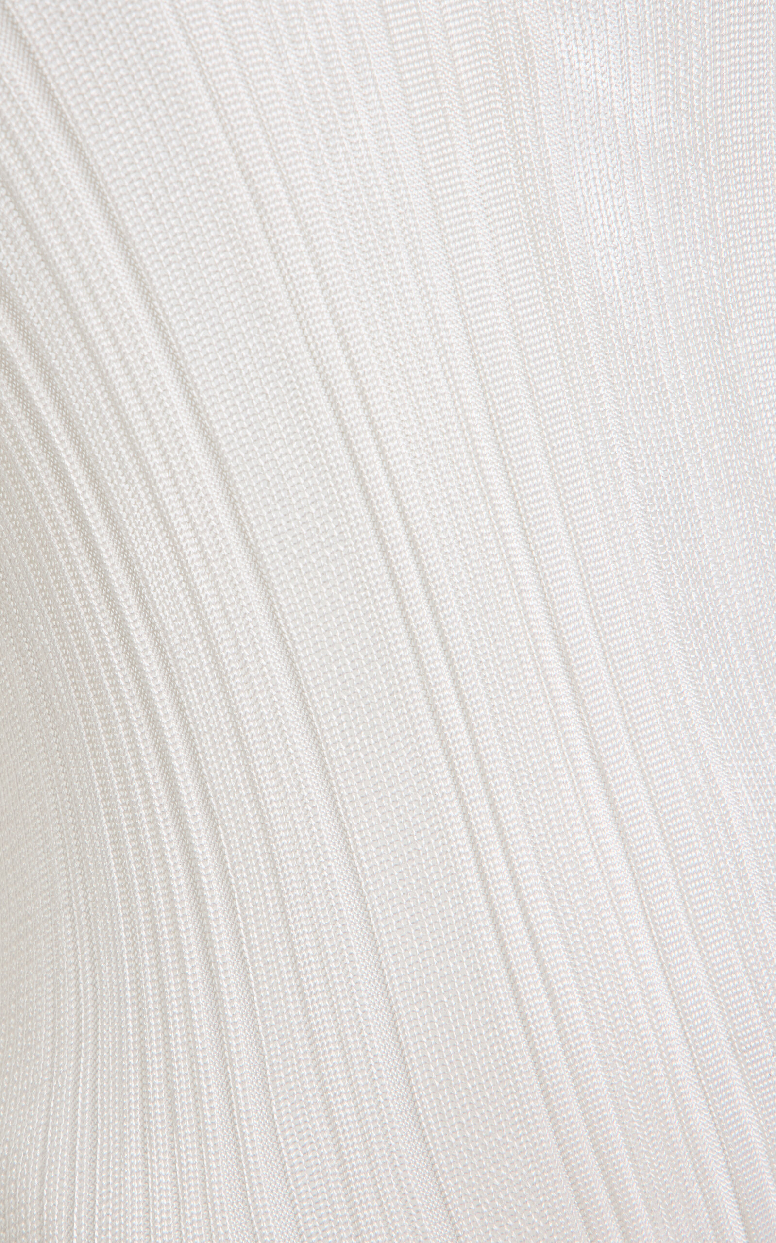 Aveda Knit Silk Mock-Neck Top ivory - 5