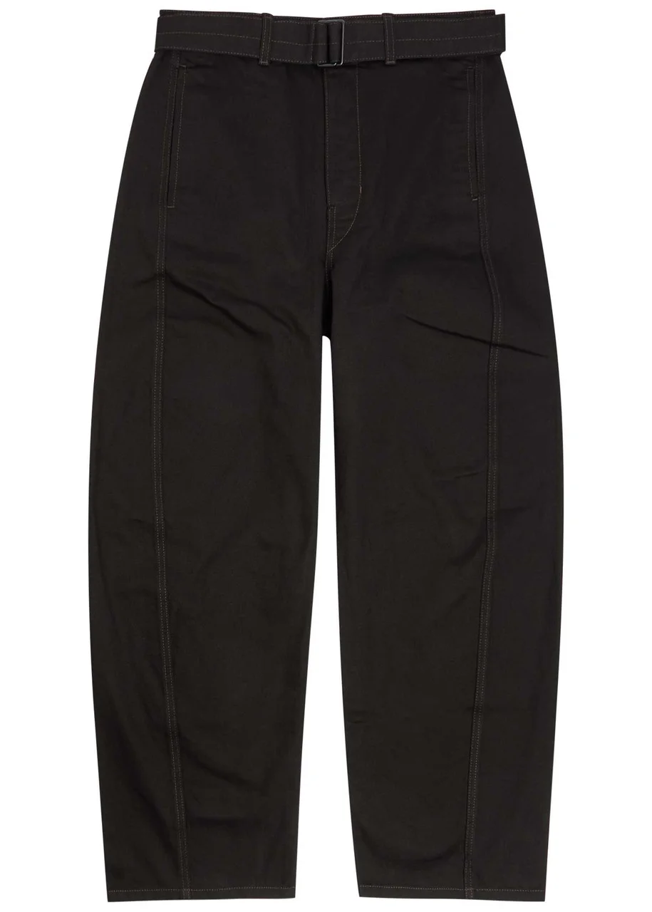 Lemaire Twisted Belted Denim Trousers - 1