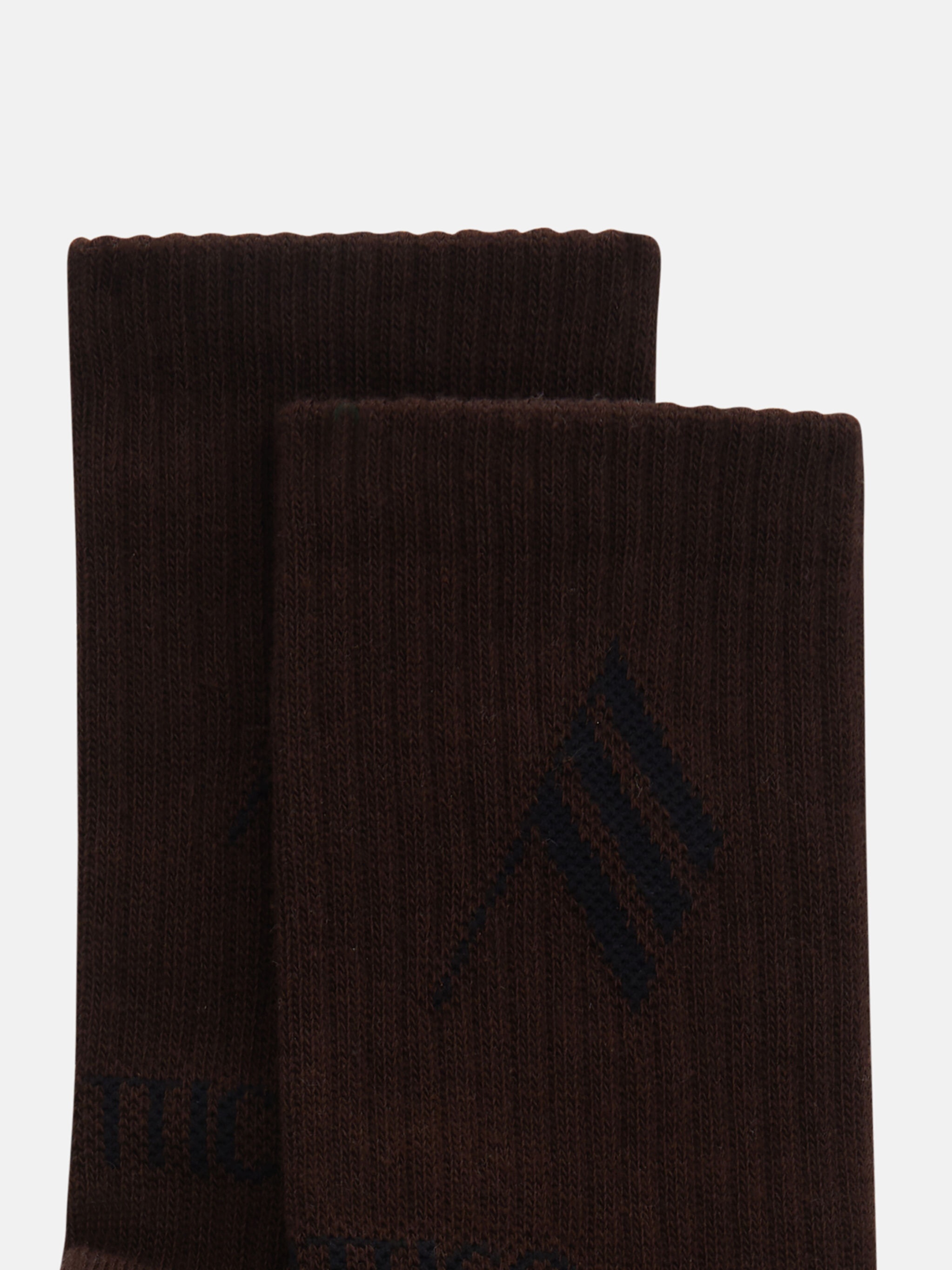 BLACK AND BROWN SOCKS - 2