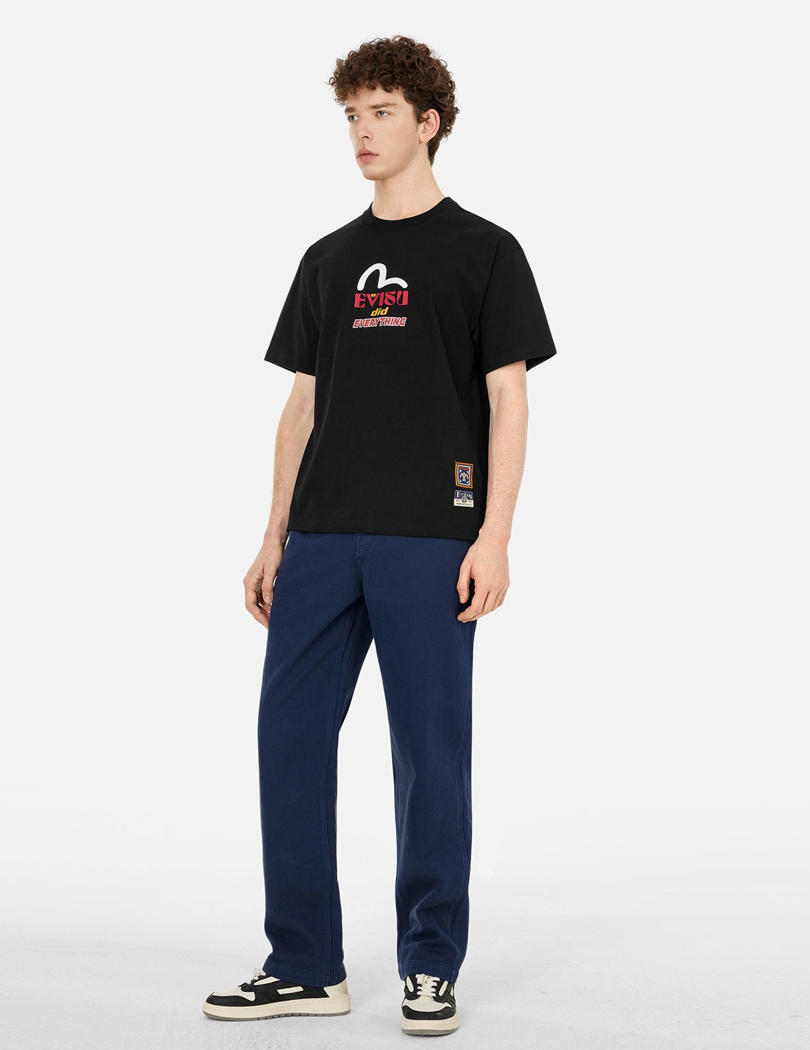 Daruma and Totem Print Relax Fit T-shirt - 3