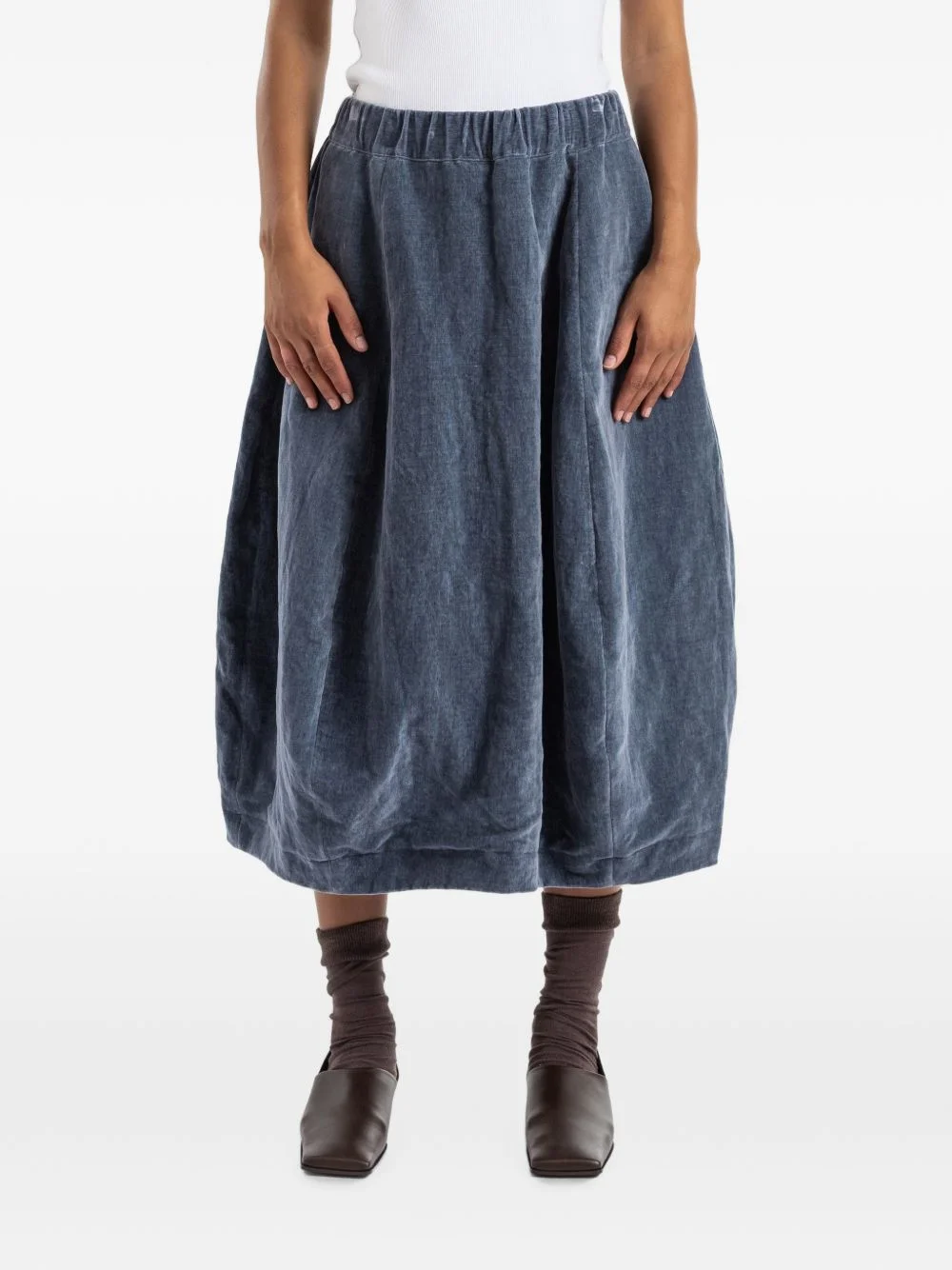 Carla balloon midi skirt - 1