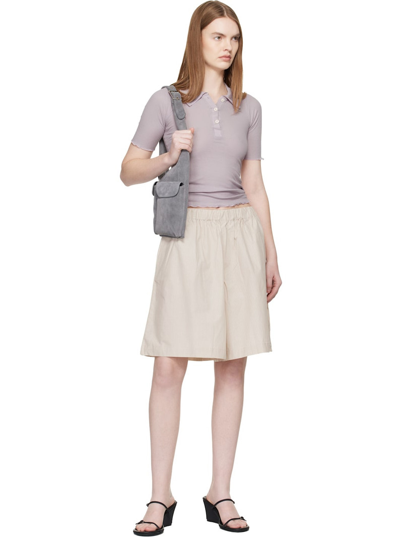 BASERANGE Beige Claude Shorts outlook