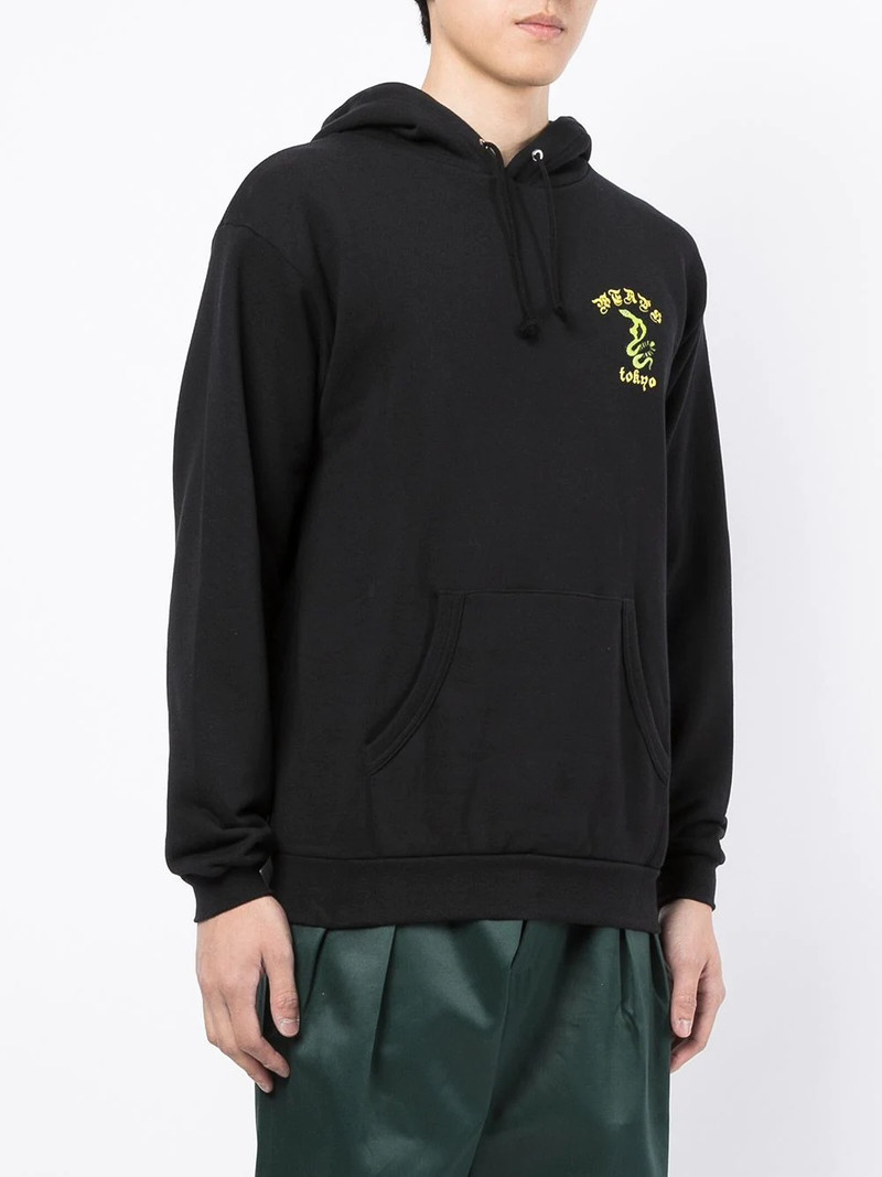 logo-print pullover hoodie 4