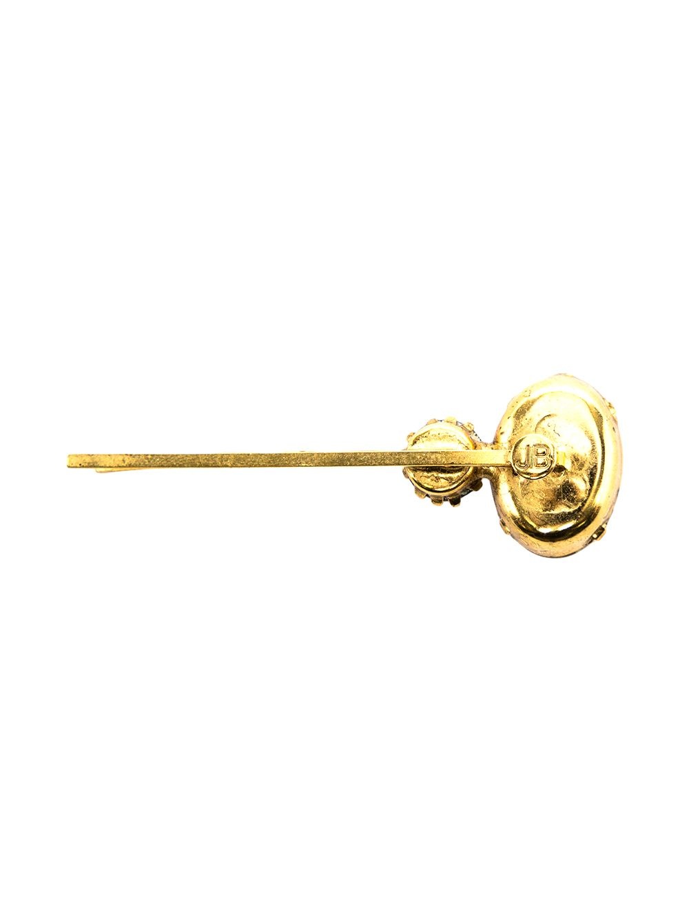 crystal-embellished hair pin - 2