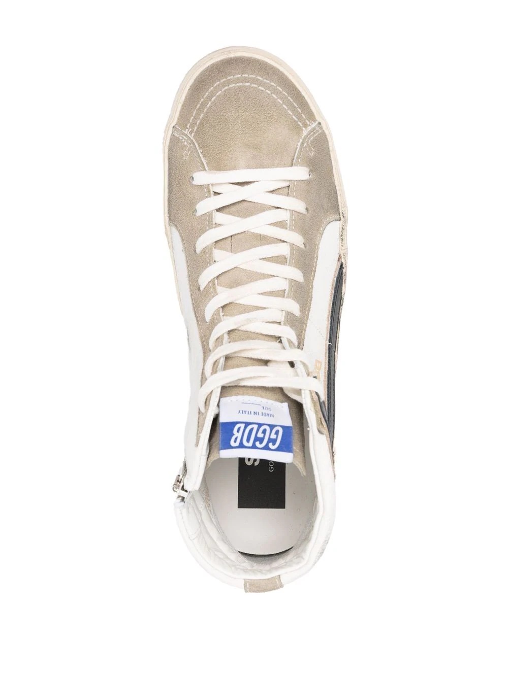 Slide high top sneakers - 4