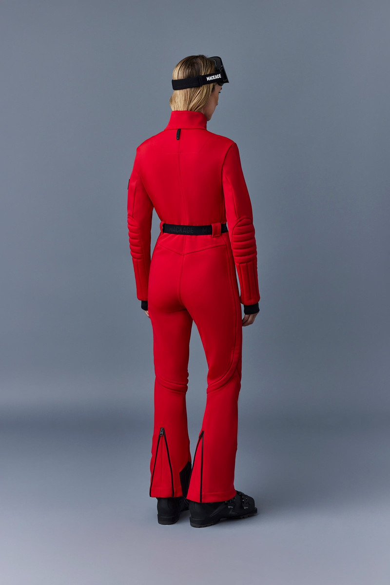 SHAWNA Techno fleece ski suit with articulated sleeves and knees 5